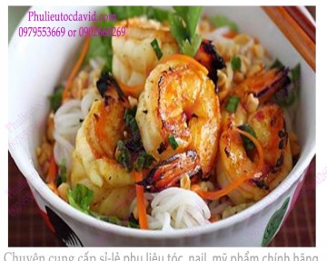 Bún tôm thịt nướng
