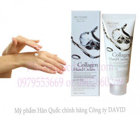 Kem dưỡng da tay 3W CLINIC - Collagen Hand Cream