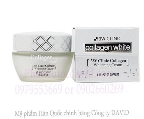 Kem dưỡng trắng da 3W CLINIC - Collagen Whitening Cream