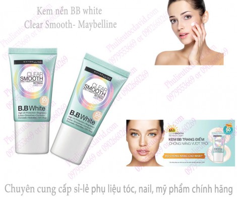 Kem nền Maybelline BB White Clear Smooth