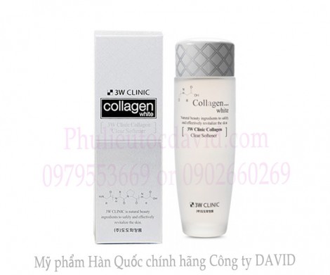 Nước hoa hồng 3W CLINIC Collagen White