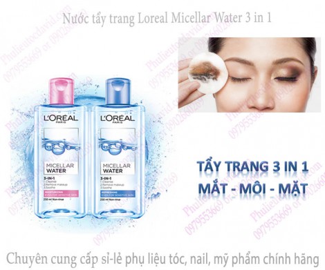 Nước tẩy trang loreal 3 trong 1