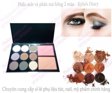 Phấn mắt và phấn má hồng Kylie Diary