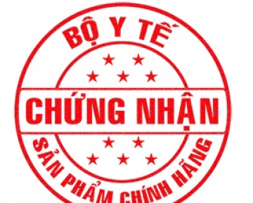 Sản phẩm đã được kiểm định chất lượng và có chứng nhận của Bộ Y Tế