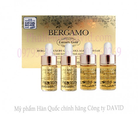 Serum dưỡng da - Bergamo Luxury Gold Collagen & Caviar