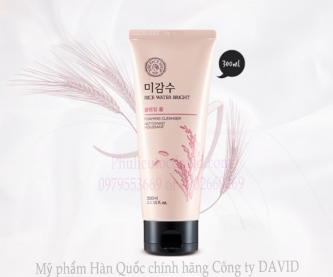 Sữa rửa mặt The Face Shop - Rice Water Bright Cleansing Foam